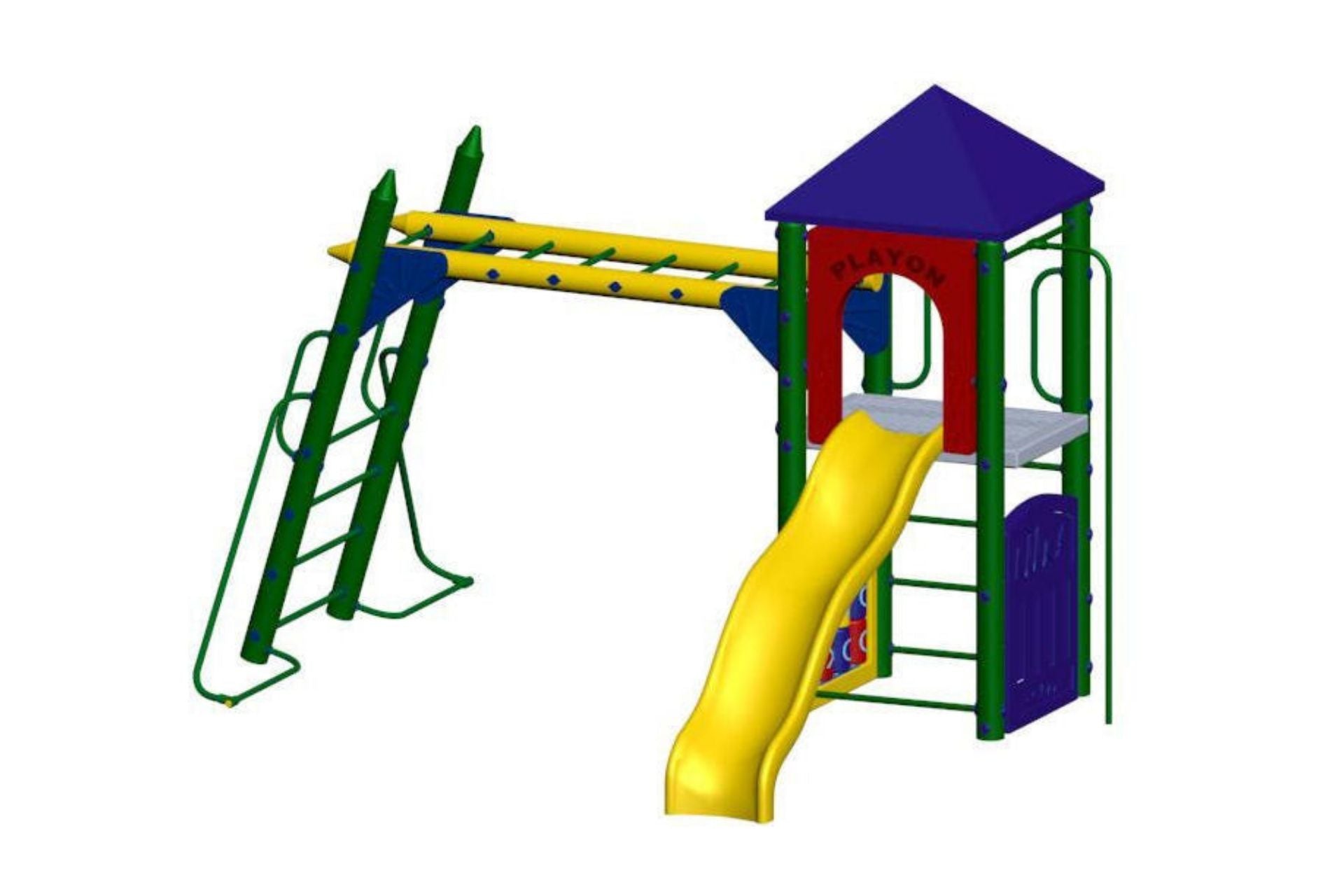 Fort Columbus Playground 5 Foot Deck Height