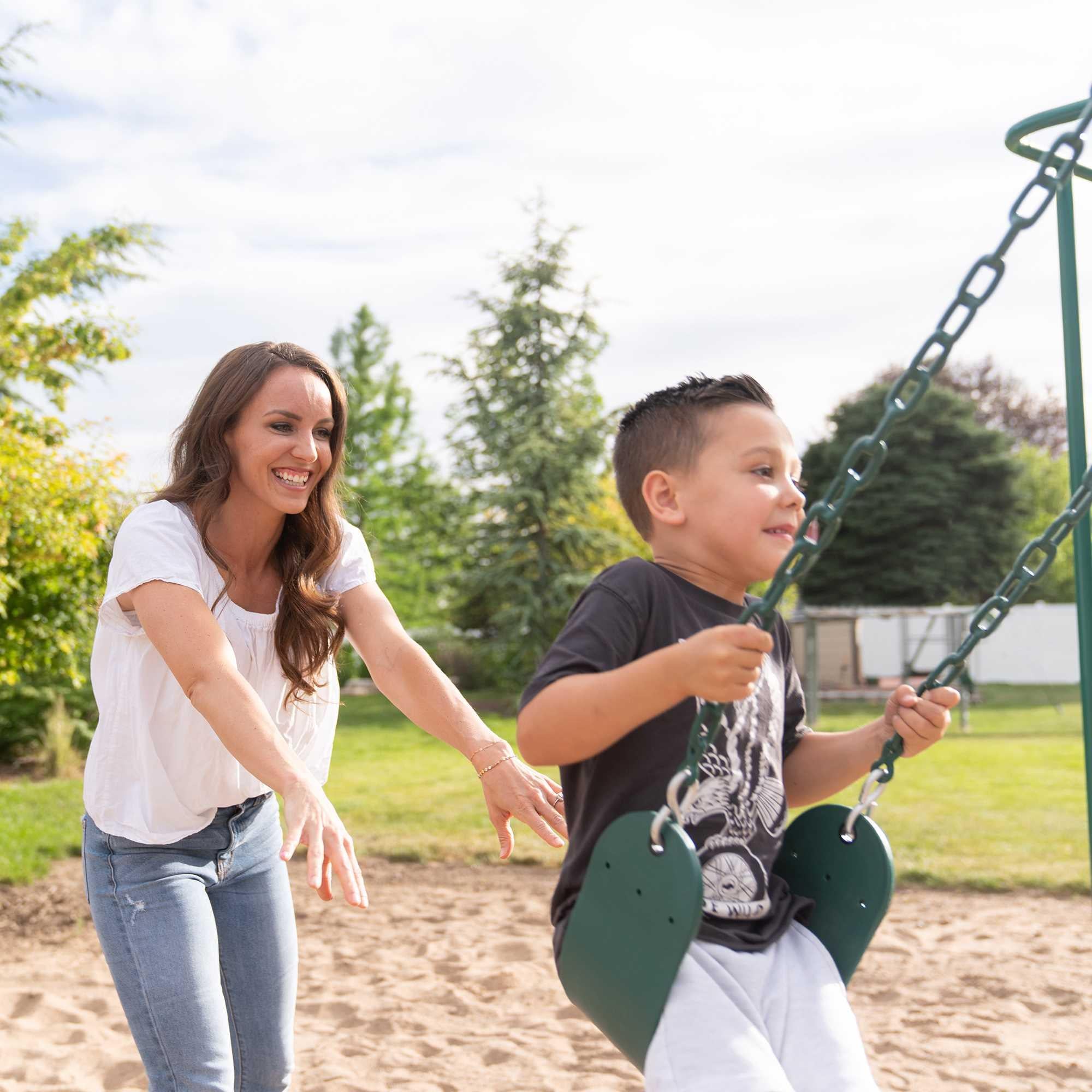 Lifetime Monkey Bar Adventure Swing Set (Earthtone) - 91028