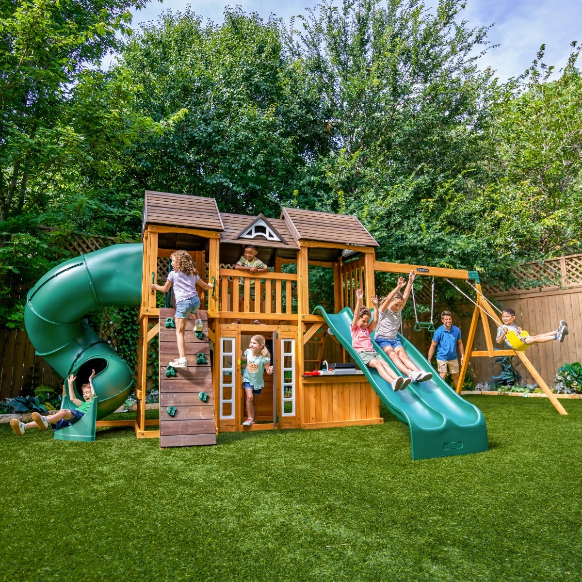 Kidkraft Adventure Bend Swing Set
